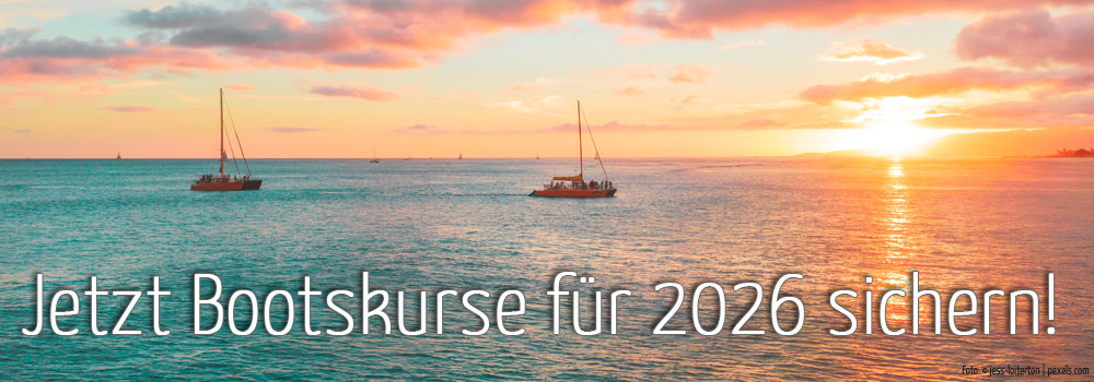 Jetzt Termine für Bootskurse im Herbst sichern.